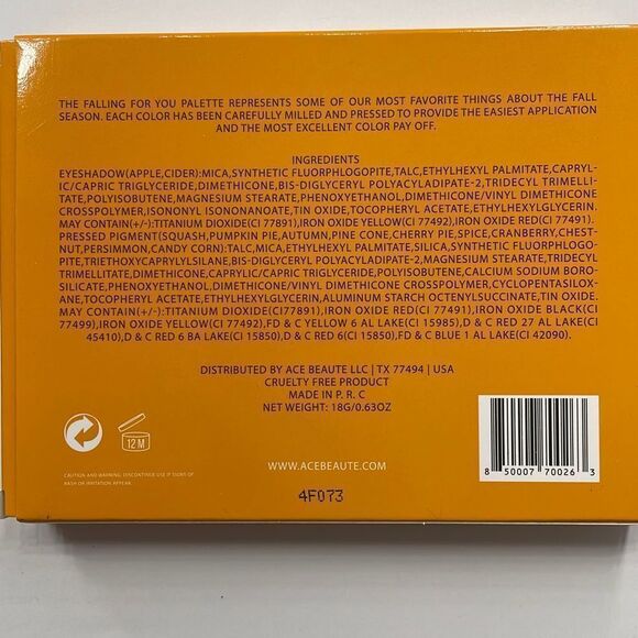 Ace Beaute Falling For You Palette - Picture 4 of 4